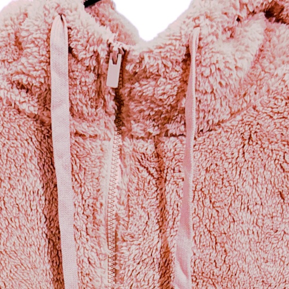 Aeropostle Sherpa Fleece Oversized Full-Zip Hoodie - Picture 6 of 15